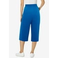 thumbnail image 2 of Woman Within Plus Size Petite Elastic-Waist Pull-On Knit Pocket Capri Pants, 2 of 6