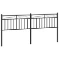 thumbnail image 1 of vidaXL Tête de Lit en Métal avec Support Dorsal pour Meubles de Chambre, 1 of 6