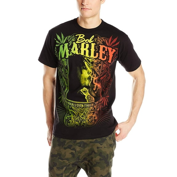 Bob Marley Men's Kaya Now T-shirt Small Black