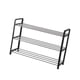 thumbnail image 3 of Estante para zapatos Organizador de estante para almacenamiento de zapatos de múltiples capas Soporte de acero de metal para el hogar, 3 capas largas Methold HA003465-02, 3 of 7