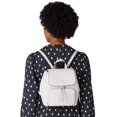 thumbnail image 2 of Kate Spade New York Women's Kristi Refined Grain Leather Medium Flap Backpack, Quill Grey, 2 of 5