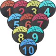 thumbnail image 2 of 10Pcs Football Exercising Marking Discs Soccer Training Markers Football Sign Discs, 2 of 3