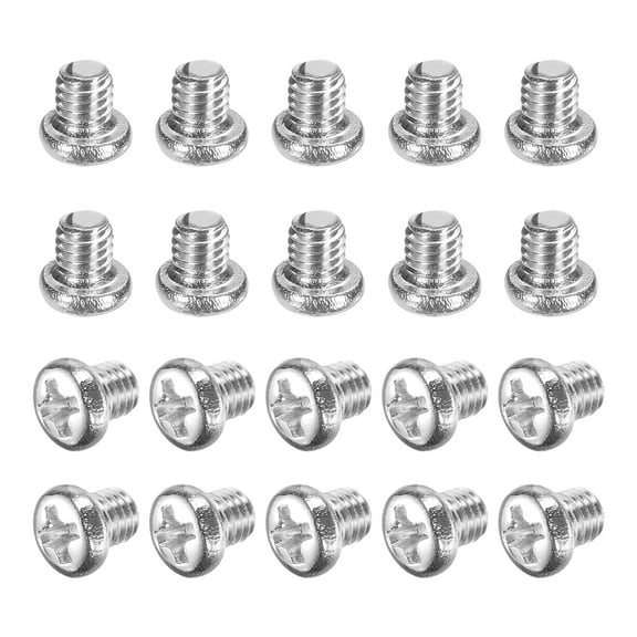 Uxcell M4x5-0.7mm Pan Head Machine Screws, Phillips Drive for Computers, 50 Pcs
