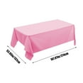 thumbnail image 3 of Solid Color Disposable Tablecloth 54x108 Inch Waterproof Padded Cover For Parties Picnics Events, 3 of 6