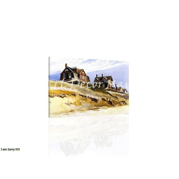 Beach Houses- Hopper - CANVAS OR FINE PRINT WALL ART