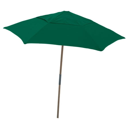 Fiberbuilt 7.5 ft. Wood Beach Umbrella with Spun Acrylic