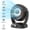Black, variant on SPORTS JOY 8000mAh Desk Fan, 135-Degree Tilt Head, Portable USB Rechargeable Fan, 100 Speed Adjustable Table Fan for Desktop, Home, Travel (off-white)