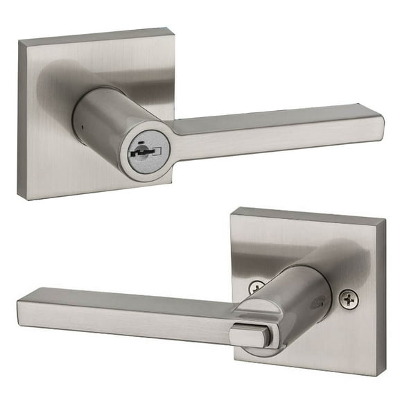 CERRADURA Kwikset Manija Halifax para Entrada Níquel Satinado