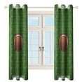 thumbnail image 4 of American Football on Field Study Room Living Kitchen Bedroom For Blackout Curtain Printed 2 Panels, 4 of 6