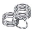 thumbnail image 1 of Unique Bargains 40mm Metal O Rings, 10 Pack 304 Stainless Steel Round Rings for Hardware Bags, 1 of 7