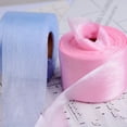 thumbnail image 3 of SPRING 50 Yards Chiffon Mesh Bright Silk Pleated Ribbon Bow Bouquet Package Yarn Ribbon Dark Gray, 3 of 9