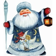 G.Debrekht 8215671 Woodcarving Happy Couple 6 in. - Woodcarved Santa