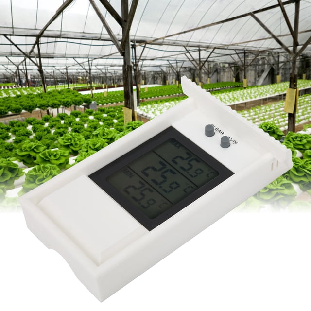 Termómetro Impermable, -20 A 50 Grados Termómetro Confiable ESTABLE DE CELSIUS PARA Interiores para Jardín para al aire Libre