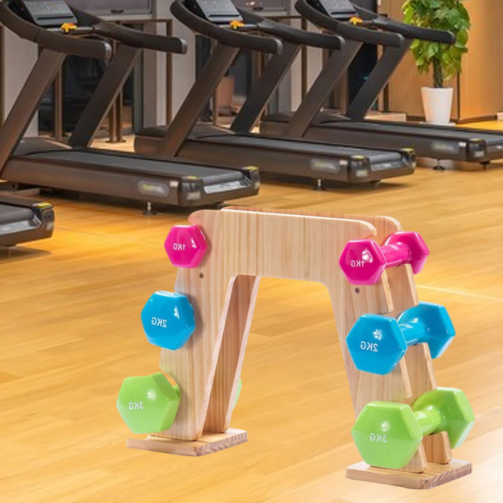 GARENDE Dumbbell Rack Dumbbells Stand Weights Lifting Workout for Home Gym 3 Tier Space Saver Weight Holder Vertical Dumbbell Storage