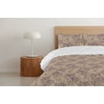 thumbnail image 4 of Ambesonne Floral Design Down Alternative Quilt Comforter, Oriental Rose Pattern, Queen, Dark Mustard Dried Rose, 4 of 5