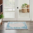 thumbnail image 2 of Nourison  Prismatic Contemporary Abstract Area Rug 2' x 3' - Sea Mist Blue - Rectangle, 2 of 5