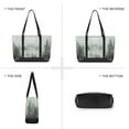 thumbnail image 6 of FORMRS Canvas Laptop Tote Bag for Women with 15.6" Computer Compartments Shoulder Handbag, Foggy Forest, 6 of 7