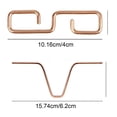 thumbnail image 3 of Rain Chain Hook Clip Gutter Adapter with V Shape Design for Secure Outdoor Drainage Systems in Summer Gardens Supply Gold, 3 of 4