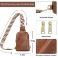thumbnail image 3 of Bandolera INICAT Travel Small de piel para mujer, 3 of 7