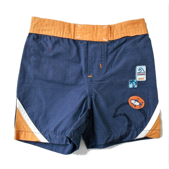 CARTER'S BOYS SHORTS - BLUE SZ 12 MONTHS - SURF DUDE