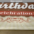 thumbnail image 6 of Ambesonne 40th Birthday Place Mats Set of 4, Vintage Retro Dots, Standard Size, Orange Ivory Cinnamon, 6 of 6