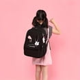 thumbnail image 3 of 1pc Large Capacity Backpack For Primary School Middle School Students, Cute Rabbit Ears Shape Backpack With Cute Rabbit Pendant And Badge, Outdoor Travel Bag, 3 of 5