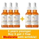 thumbnail image 1 of Eliminador de arrugas con vitamina C, suero facial reafirmante que se desvanece, líneas finas, esencia antienvejecimiento, blanqueamiento, ilumina, nutre el cuidado de la piel, 1 of 5