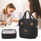 thumbnail image 5 of Organizador de esmalte de uñas, almacenamiento de esmalte de uñas con capacidad para 84 botellas, organizadores de uñas y estuche de viaje con bolsa de almacenamiento, color negro, 5 of 5