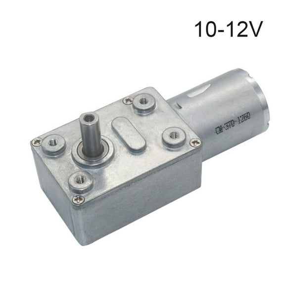 JGY370 6V/12V24V High Torque Reversible Low Speed Worm Gear Motor 2RPM to 375RPM