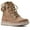 Tan/Fabric/Sweater, variant on Womens Hearty Ankle Outdoors Combat & Lace-up Boots