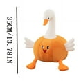 thumbnail image 3 of Adorable Plush Goose Pumpkin Toy Soft Stuffed Animal for Kids and Adults, Perfect Cuddly Companion Gift, 3 of 5