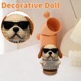 thumbnail image 5 of Emotional Knitted Flowers, Crochet Doll With Encouraging Card Funny Handmade Support Plush Toy Desktop Decor Graduation Gift For Family Friends, 5 of 5
