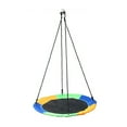 thumbnail image 1 of Outdoor 1M 40inch Saucer Rotate Tree Nest Swing 900D 600lbs Flying Giant Rope Round Swing, 1 of 6