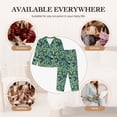thumbnail image 7 of Lsque Octopus Pattern Long Sleeve Pajama Set for Women - Soft 2-Piece Sleepwear and Loungewear Set with Pockets, Comfy Nightwear-Medium, 7 of 7
