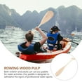 thumbnail image 3 of 1Pack Wooden Paddle with T-shaped Handle for Water Sports Khaki Color, 3 of 9