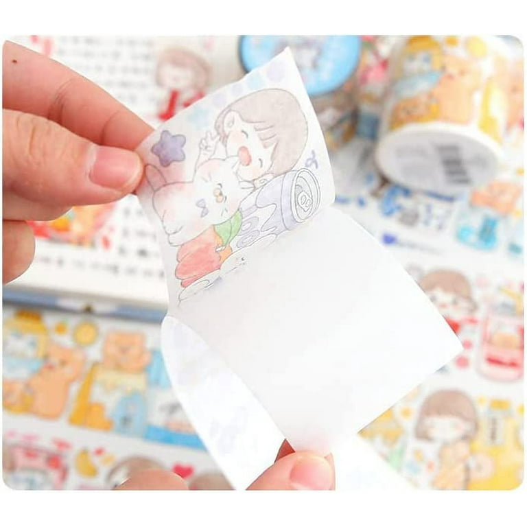  Kawaii Washi Tape Set, Cute Cartoon Washi Masking Tape