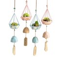 thumbnail image 1 of Coofit Wind Chime Simulated Succulent Wind Bell Hanging Ornament for Garden Decor, 1 of 10