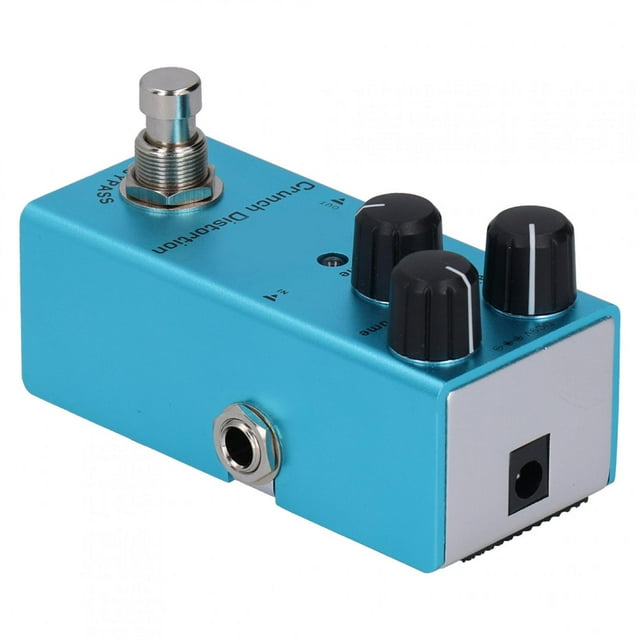 Mini Effect Pedal, Durable Electric Guitar Effect Pedal, Aluminum Alloy Effect Pedal, Portable Crunch Distortion Pedal, for Guitar Home