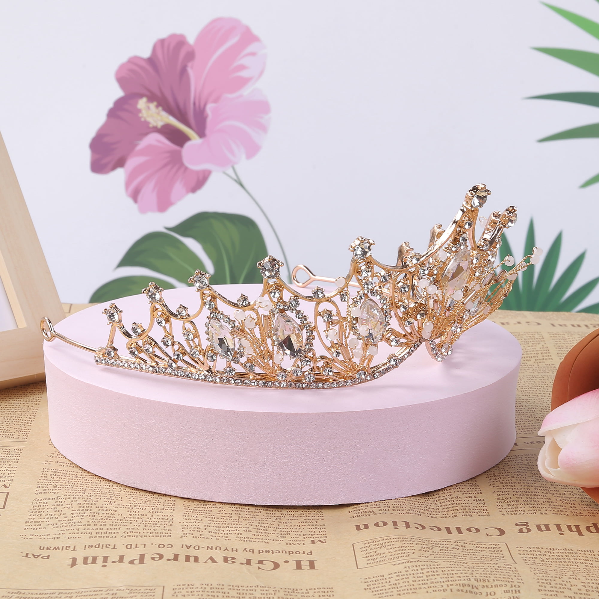 New 18pc Mini Tiara Princess Fairy Tiara Girls Party Favor Toys Headband Bulk 