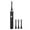 Black, variant on Wovilon Toothbrush,Low Noise, Portable, Smart Timer Toothbrush IPX7 Water Toothbrush Vibration,8 Cleaning Modes, 4 Brush Head Toothb