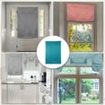 thumbnail image 7 of Uxcell Blackout Door Curtains French Side Door Window Curtain for Front Doors Tie Up Shade Lake Blue 26" x 49" 1 Panel, 7 of 7