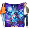 thumbnail image 1 of She-Ra Princesa del Poder anti-pilling, suave, ligera, esponjosa y acogedora de lujo para hogar y cocina – Perfecta para niños y adultos,120X80cm, 1 of 6