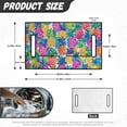 thumbnail image 7 of Whosucclay Colorful Pineapple Pattern Design Cover, Elastic Protector Wear-Resistant Portable Design Golf Cart Seat Towel Blanket for Most 2‑Seat Golf Carts, 7 of 7