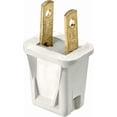 thumbnail image 3 of Leviton 123-7 Non-Polarized Easy Wire Plug, 125 V, 10 A, 2 P, 2 W, No Size, White, 3 of 3