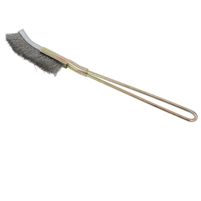 Curved Head Bonsai Brush, Steel Material, Easy To Use Garden Tool, For Beginners Household