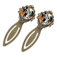 thumbnail image 2 of Dalmatians Vintage Copper-Colored Lace Bookmarks: Stainless Steel Reading Accessories for Book Lovers - Set of 2, 2 of 5