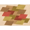 thumbnail image 1 of Ahgly Company Machine Washable Indoor Rectangle Transitional Yellow Area Rugs, 8' x 12', 1 of 7