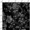 thumbnail image 2 of Soimoi Velvet Black Fabric By the Yard - 54 Inch Wide - Floral Pattern Fabric - Botanical and Elegant Designs for Various Uses Printed Fabric, 2 of 6