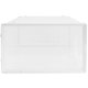 thumbnail image 1 of Caja de zapatos transparente con cajón, contenedor de almacenamiento de zapatos, organizador de zapatos apilable, contenedores para suministros para fiestas en el hogar, color blanco, 1 of 6