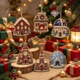 thumbnail image 4 of 6PCS Christmas Diamond Art Kits for Adults, Crafts Hanging Ornaments for Christmas Tree, Xmas Tree Decoration Diamond Art Christmas Ornaments & Pearl Art Ornaments, 4 of 7
